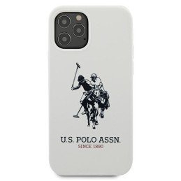 JAV Polo Assn byla Silikono kolekcija iPhone 12 / iPhone 12 Pro - balta