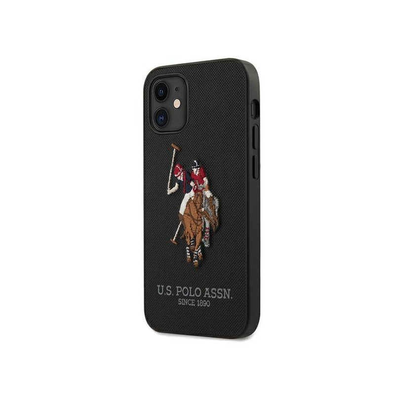JAV Polo Assn byla Siuvinėjimo kolekcija iPhone 12 mini - juoda