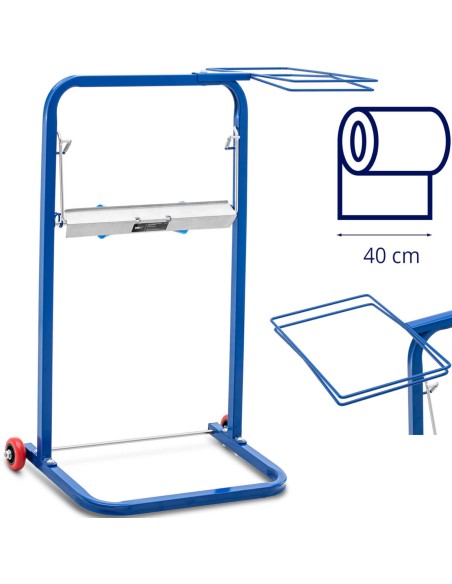 Dozatoriaus stovas pramoninėms servetėlėms su maišelio laikikliu, plotis 40 cm, sk. Nuo 50 cm iki 10 kg Dozatoriaus stovas pramoninėms servetėlėms su maišelio laikikliu, plotis 40 cm, sk. Nuo 50 cm iki 10 kg