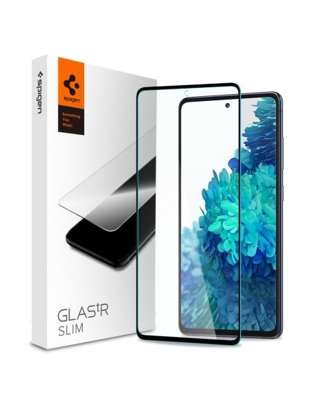 Spigen Glass FC grūdintas stiklas, skirtas Samsung Galaxy S20 FE - juodas Spigen Glass FC grūdintas stiklas, skirtas Samsung Galaxy S20 FE - juodas