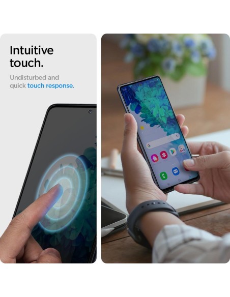 Spigen Glass FC grūdintas stiklas, skirtas Samsung Galaxy S20 FE - juodas Spigen Glass FC grūdintas stiklas, skirtas Samsung Galaxy S20 FE - juodas