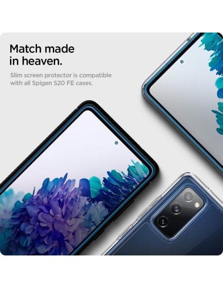Spigen Glass FC grūdintas stiklas, skirtas Samsung Galaxy S20 FE - juodas Spigen Glass FC grūdintas stiklas, skirtas Samsung Galaxy S20 FE - juodas