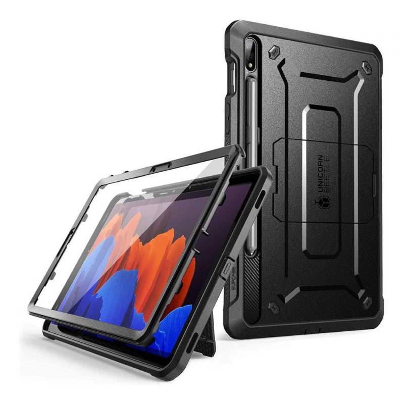 Unicorn Beetle Pro Supcase dėklas, skirtas Samsung Galaxy Tab S7 / S8 11& 39 & 39 - juodas Unicorn Beetle Pro Supcase dėklas, skirtas Samsung Galaxy Tab S7 / S8 11& 39 & 39 - juodas