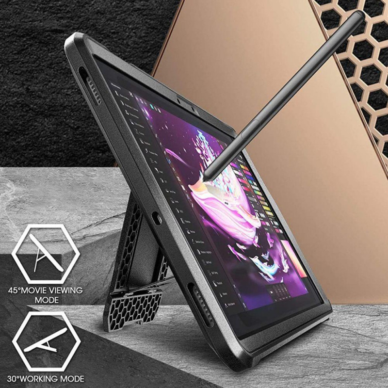 Unicorn Beetle Pro Supcase dėklas, skirtas Samsung Galaxy Tab S7 / S8 11& 39 & 39 - juodas