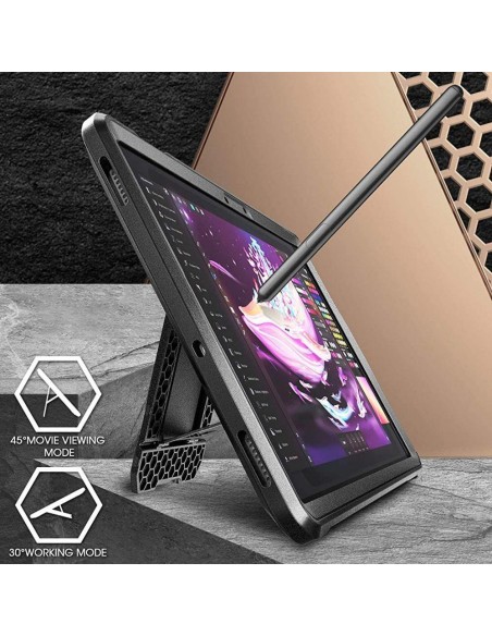 Unicorn Beetle Pro Supcase dėklas, skirtas Samsung Galaxy Tab S7 / S8 11& 39 & 39 - juodas Unicorn Beetle Pro Supcase dėklas, skirtas Samsung Galaxy Tab S7 / S8 11& 39 & 39 - juodas