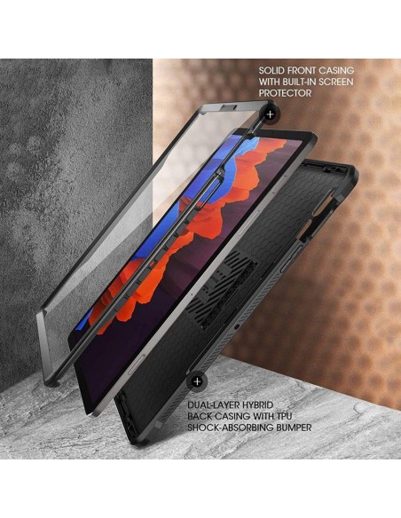 Unicorn Beetle Pro Supcase dėklas, skirtas Samsung Galaxy Tab S7 / S8 11& 39 & 39 - juodas Unicorn Beetle Pro Supcase dėklas, skirtas Samsung Galaxy Tab S7 / S8 11& 39 & 39 - juodas