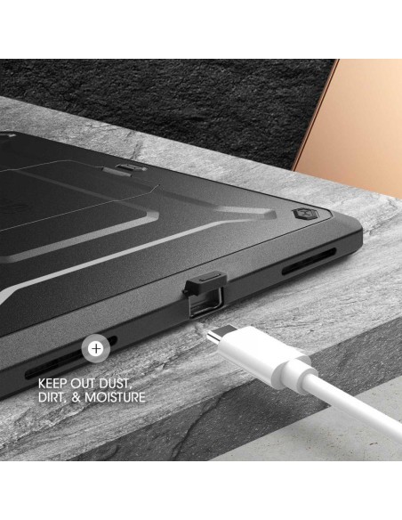 „Unicorn Beetle Pro Supcase“ dėklas, skirtas iPad Air 4 2020 / 5 2022 – juodas „Unicorn Beetle Pro Supcase“ dėklas, skirtas iPad Air 4 2020 / 5 2022 – juodas