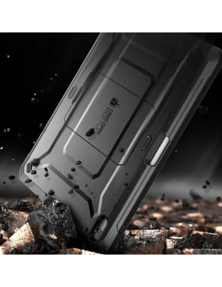 „Unicorn Beetle Pro Supcase“ dėklas, skirtas iPad Air 4 2020 / 5 2022 – juodas „Unicorn Beetle Pro Supcase“ dėklas, skirtas iPad Air 4 2020 / 5 2022 – juodas
