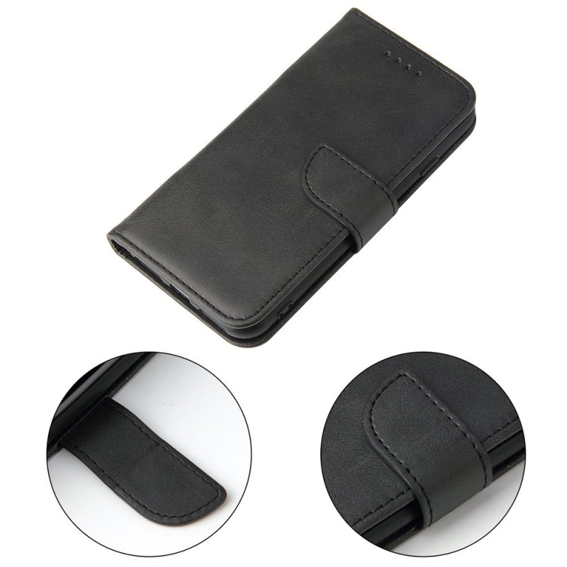 Magnet Case elegantiškas dėklas su atvartu ir stovo funkcija iPhone SE 2022 / SE 2020 / iPhone 8 / iPhone 7 juodas