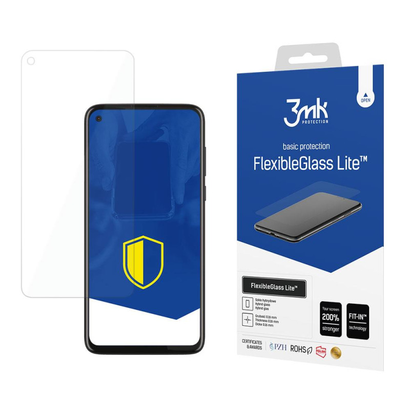 3mk FlexibleGlass Lite™ hibridinis stiklas, skirtas Motorola Moto G8 Power