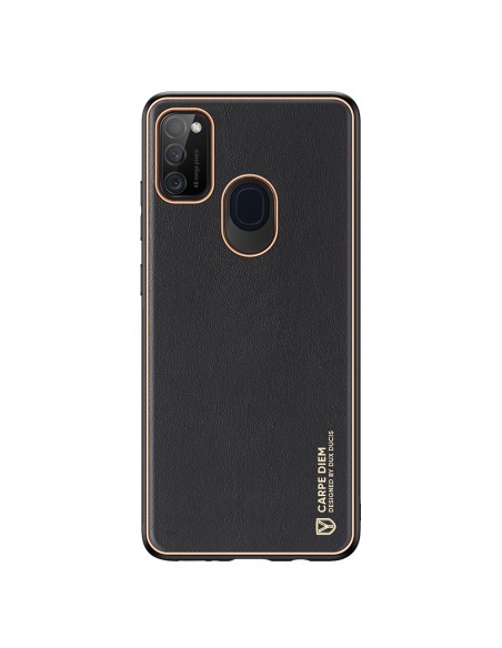 Dux Ducis Yolo elegantiškas dėklas su ekologiškos odos dangteliu, skirtas Samsung Galaxy M30s juodas Dux Ducis Yolo elegantiškas dėklas su ekologiškos odos dangteliu, skirtas Samsung Galaxy M30s juodas