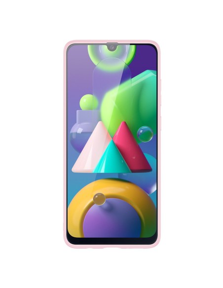 Elegantiškas Dux Ducis Yolo dėklas su ekologiškos odos dangteliu, skirtas Samsung Galaxy M30s rožinės spalvos Elegantiškas Dux Ducis Yolo dėklas su ekologiškos odos dangteliu, skirtas Samsung Galaxy M30s rožinės spalvos