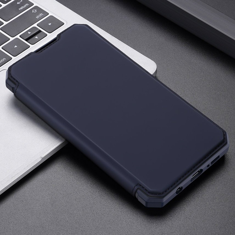 DUX DUCIS Skin X dėklo dėklo dangtelis su atvartu, skirtas Samsung Galaxy A42 5G mėlynas