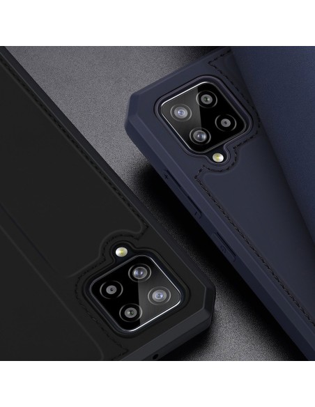 DUX DUCIS Skin X dėklo dėklo dangtelis su atvartu, skirtas Samsung Galaxy A42 5G mėlynas