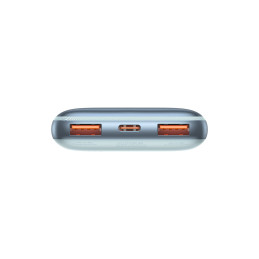 Bipow Pro maitinimo blokas 10000mAh 20W + USB laidas 3A 0,3m mėlynas
