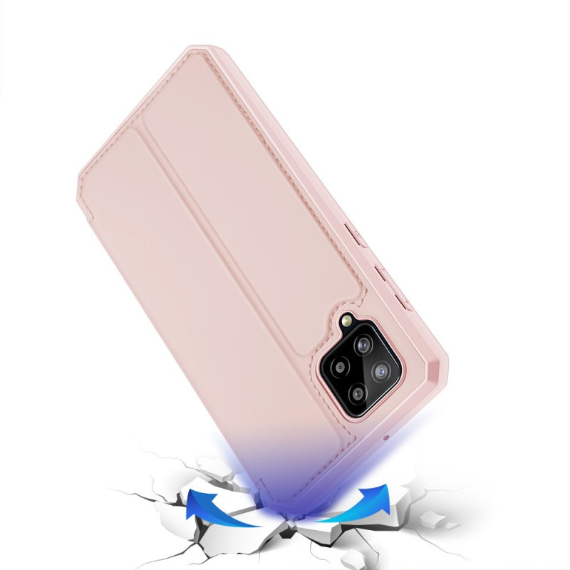DUX DUCIS Skin X dėklo dėklo dangtelis su atvartu, skirtas Samsung Galaxy A42 5G rožinė