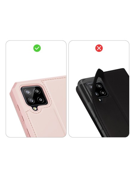 DUX DUCIS Skin X dėklo dėklo dangtelis su atvartu, skirtas Samsung Galaxy A42 5G rožinė DUX DUCIS Skin X dėklo dėklo dangtelis su atvartu, skirtas Samsung Galaxy A42 5G rožinė