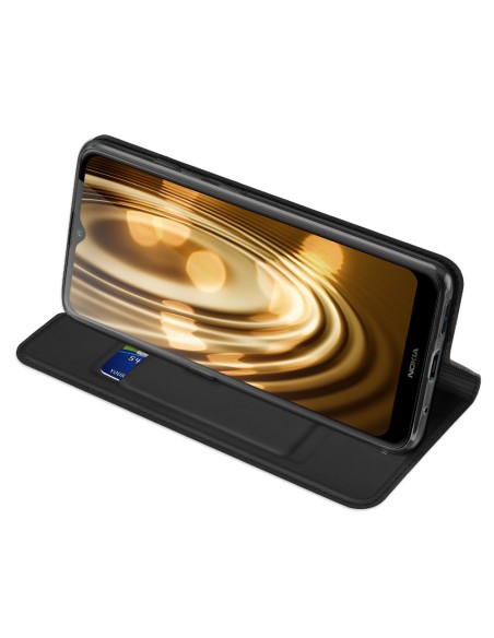 DUX DUCIS Skin Pro dėklo dėklo dėklas su atvartu, skirtas Nokia 2.4 juodas DUX DUCIS Skin Pro dėklo dėklo dėklas su atvartu, skirtas Nokia 2.4 juodas