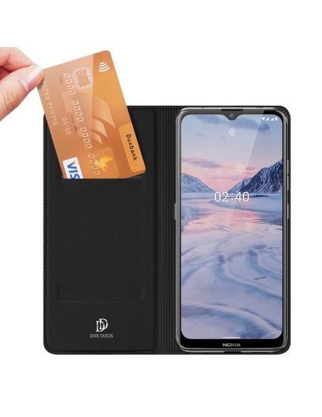 DUX DUCIS Skin Pro dėklo dėklo dėklas su atvartu, skirtas Nokia 2.4 juodas DUX DUCIS Skin Pro dėklo dėklo dėklas su atvartu, skirtas Nokia 2.4 juodas