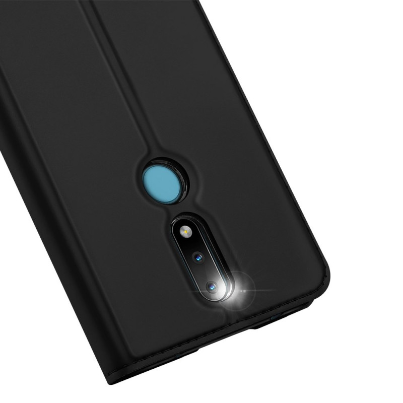 DUX DUCIS Skin Pro dėklo dėklo dėklas su atvartu, skirtas Nokia 2.4 juodas