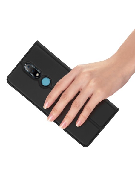 DUX DUCIS Skin Pro dėklo dėklo dėklas su atvartu, skirtas Nokia 2.4 juodas DUX DUCIS Skin Pro dėklo dėklo dėklas su atvartu, skirtas Nokia 2.4 juodas