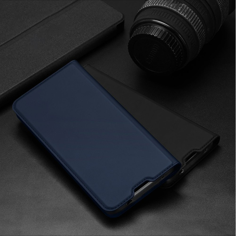 DUX DUCIS Skin Pro dėklo dėklo dėklas su atvartu, skirtas Nokia 2.4 juodas