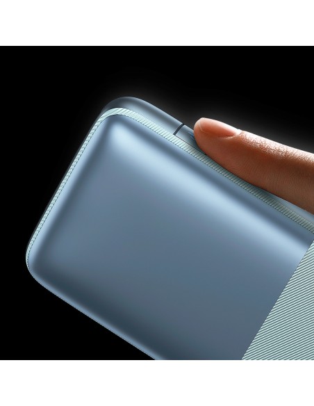 Bipow Pro maitinimo blokas 10000mAh 20W + USB laidas 3A 0,3m mėlynas