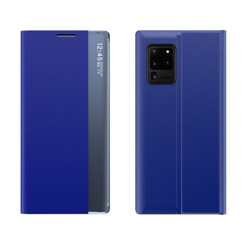 Naujas Sleep Case dangtelis su atvartu ir stovo funkcija, skirta Samsung Galaxy A02s EU blue Naujas Sleep Case dangtelis su atvartu ir stovo funkcija, skirta Samsung Galaxy A02s EU blue