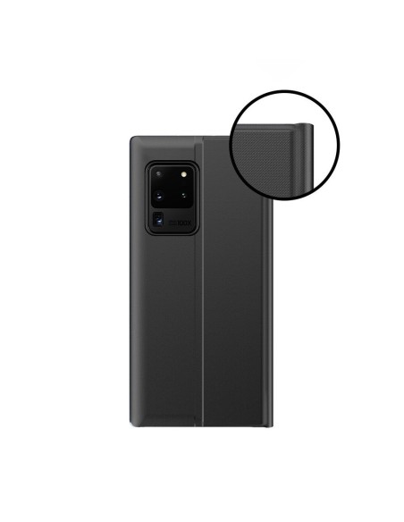 Naujas Sleep Case dangtelis su atvartu ir stovo funkcija, skirta Samsung Galaxy A02s EU blue