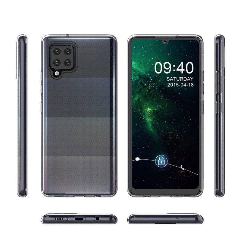Ultra Clear Gel Case Cover 0,5mm Samsung Galaxy A12 / Galaxy M12 Skaidrus