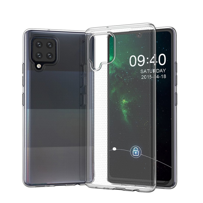 Ultra Clear Gel Case Cover 0,5mm Samsung Galaxy A12 / Galaxy M12 Skaidrus