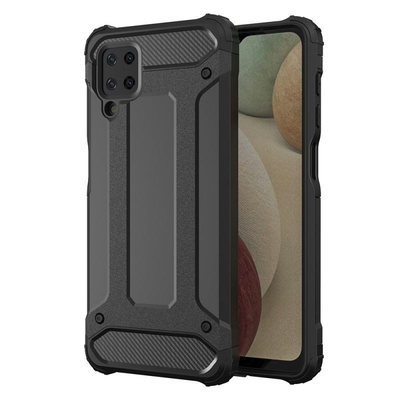 Hybrid Armor šarvuotas hibridinis dėklo dangtelis, skirtas Samsung Galaxy A12 / Galaxy M12 juodas Hybrid Armor šarvuotas hibridinis dėklo dangtelis, skirtas Samsung Galaxy A12 / Galaxy M12 juodas