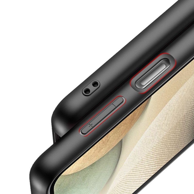 Dux Ducis Fino dėklo dangtelis, padengtas nailono medžiaga, skirtas Samsung Galaxy A12 / Galaxy M12 pilkas