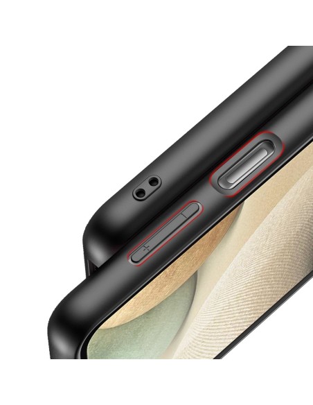 Dux Ducis Fino dėklo dangtelis, padengtas nailono medžiaga, skirtas Samsung Galaxy A12 / Galaxy M12 pilkas Dux Ducis Fino dėklo dangtelis, padengtas nailono medžiaga, skirtas Samsung Galaxy A12 / Galaxy M12 pilkas