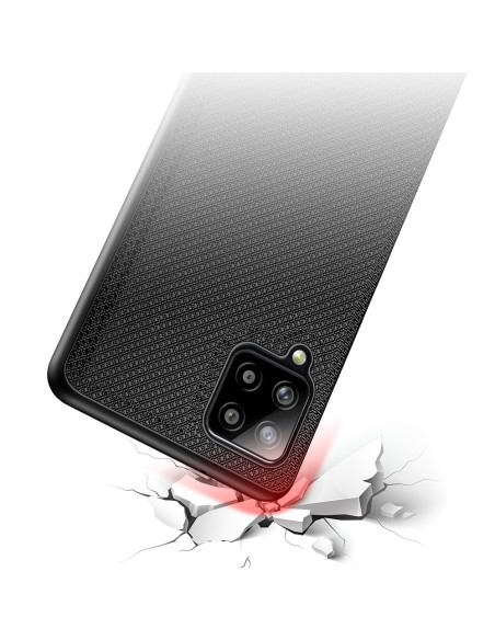 Dux Ducis Fino dėklo dangtelis, padengtas nailono medžiaga, skirtas Samsung Galaxy A42 5G juodas Dux Ducis Fino dėklo dangtelis, padengtas nailono medžiaga, skirtas Samsung Galaxy A42 5G juodas