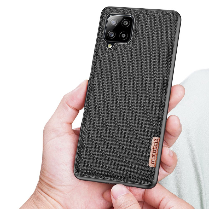 Dux Ducis Fino dėklo dangtelis, padengtas nailono medžiaga, skirtas Samsung Galaxy A42 5G juodas