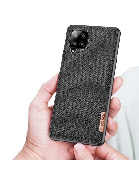 Dux Ducis Fino dėklo dangtelis, padengtas nailono medžiaga, skirtas Samsung Galaxy A42 5G juodas Dux Ducis Fino dėklo dangtelis, padengtas nailono medžiaga, skirtas Samsung Galaxy A42 5G juodas