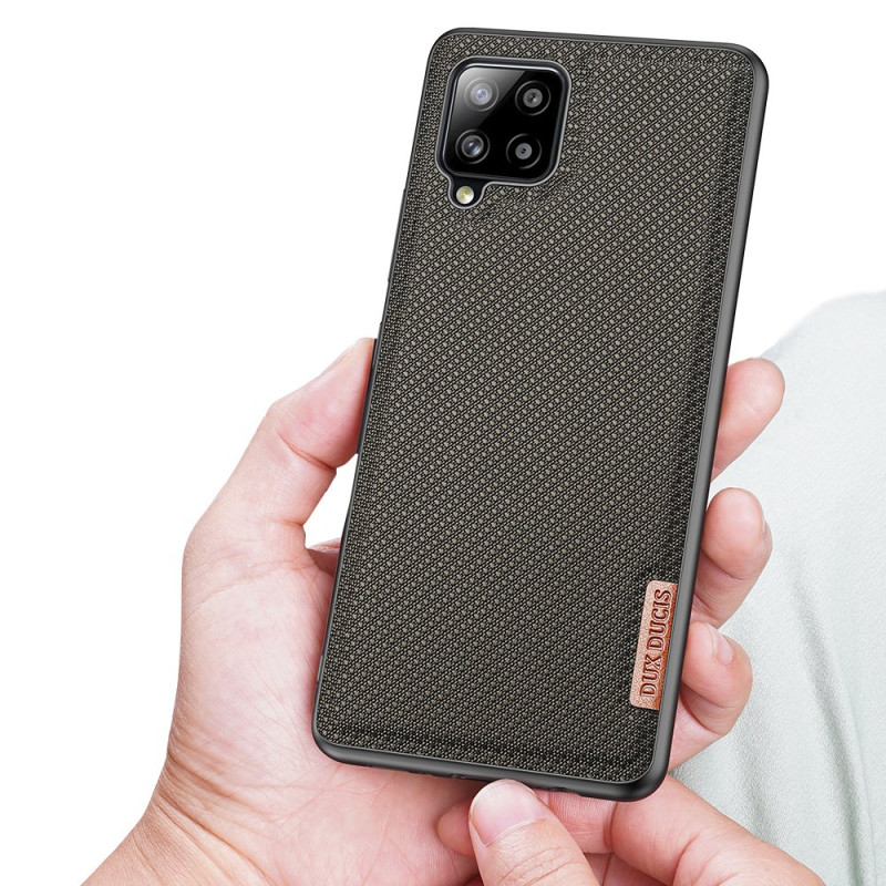 Dux Ducis Fino dėklo dangtelis, padengtas nailono medžiaga, skirtas Samsung Galaxy A42 5G žaliai