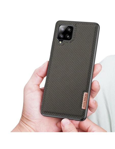 Dux Ducis Fino dėklo dangtelis, padengtas nailono medžiaga, skirtas Samsung Galaxy A42 5G žaliai Dux Ducis Fino dėklo dangtelis, padengtas nailono medžiaga, skirtas Samsung Galaxy A42 5G žaliai