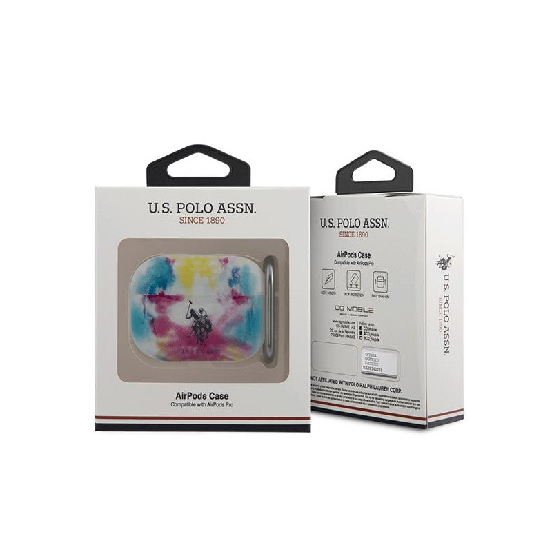 JAV Polo Assn byla Tie & Dye kolekcija, skirta AirPods Pro – įvairiaspalvė
