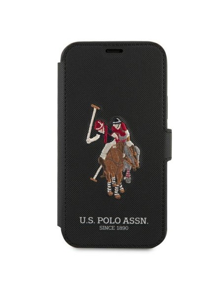 JAV Polo Assn byla Siuvinėjimo kolekcija iPhone 12 Pro Max – juoda