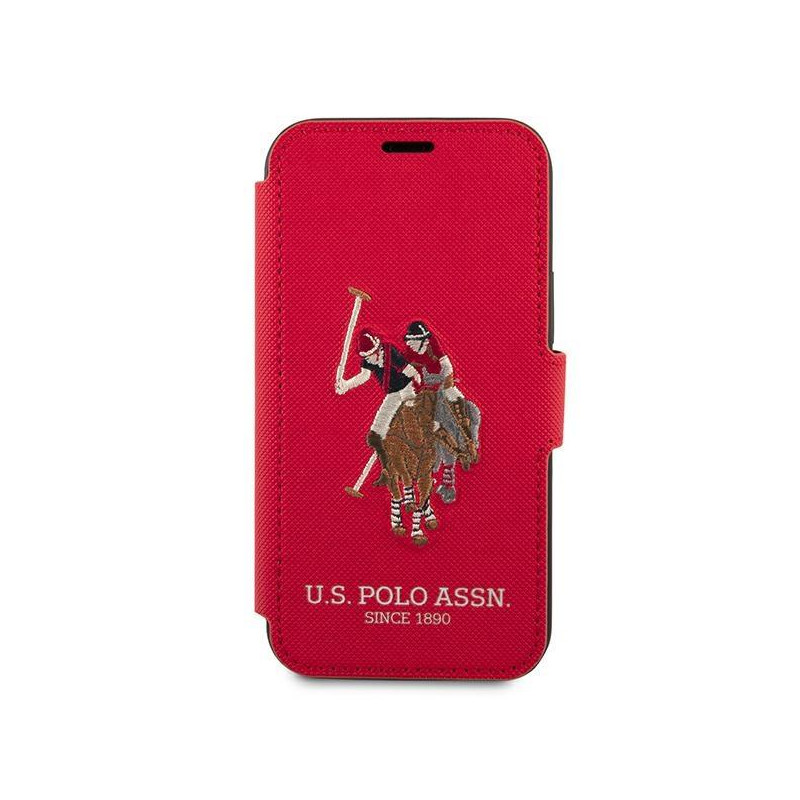 JAV Polo Assn byla Siuvinėjimo kolekcija iPhone 12 Pro Max – raudona