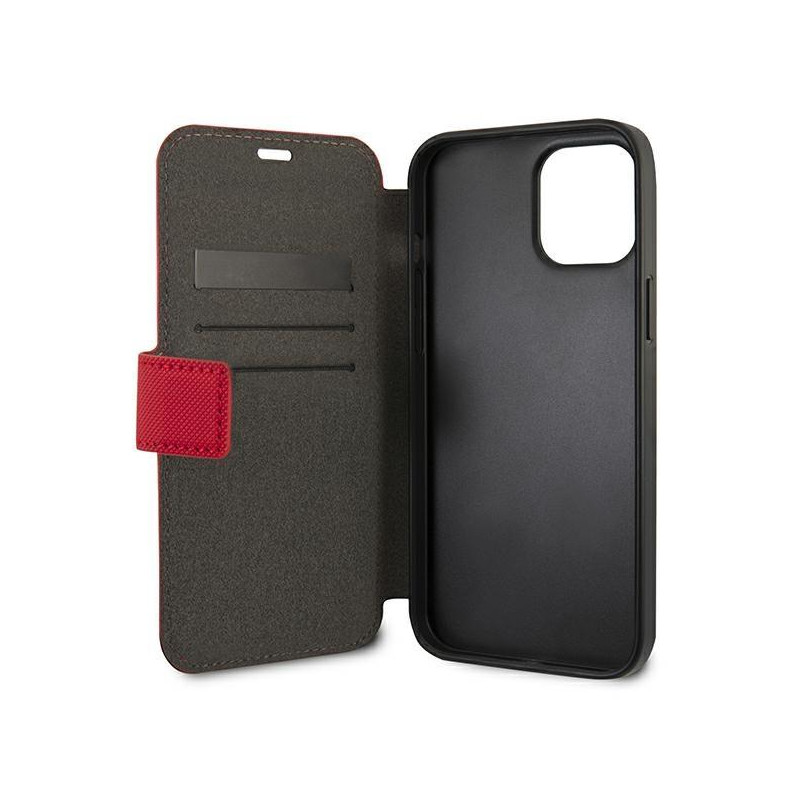 JAV Polo Assn byla Siuvinėjimo kolekcija iPhone 12 / iPhone 12 Pro – raudona