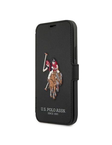 JAV Polo Assn byla Siuvinėjimo kolekcija iPhone 12 mini - juoda
