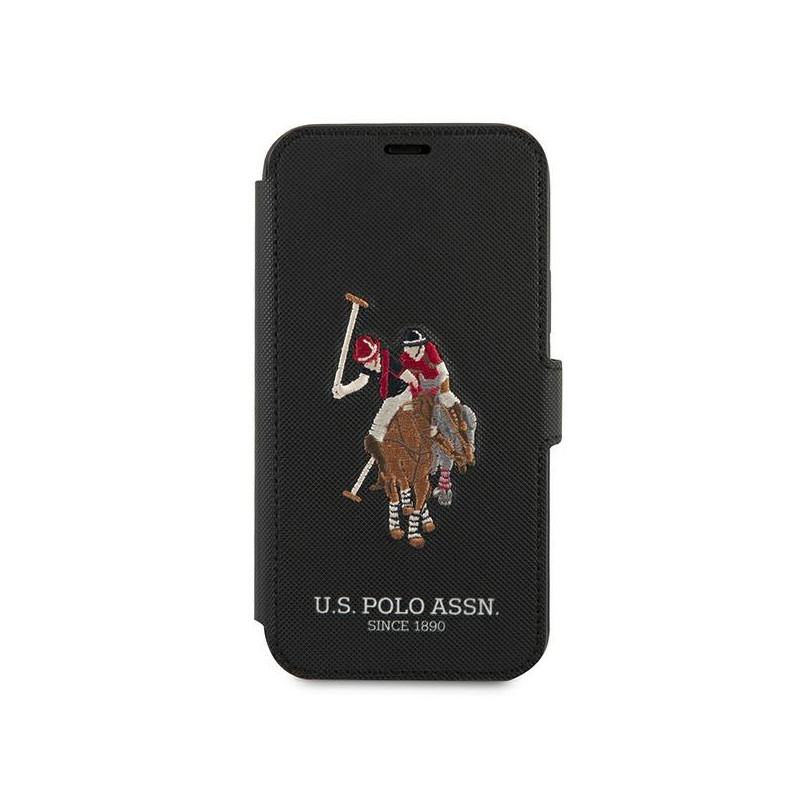 JAV Polo Assn byla Siuvinėjimo kolekcija iPhone 12 mini - juoda