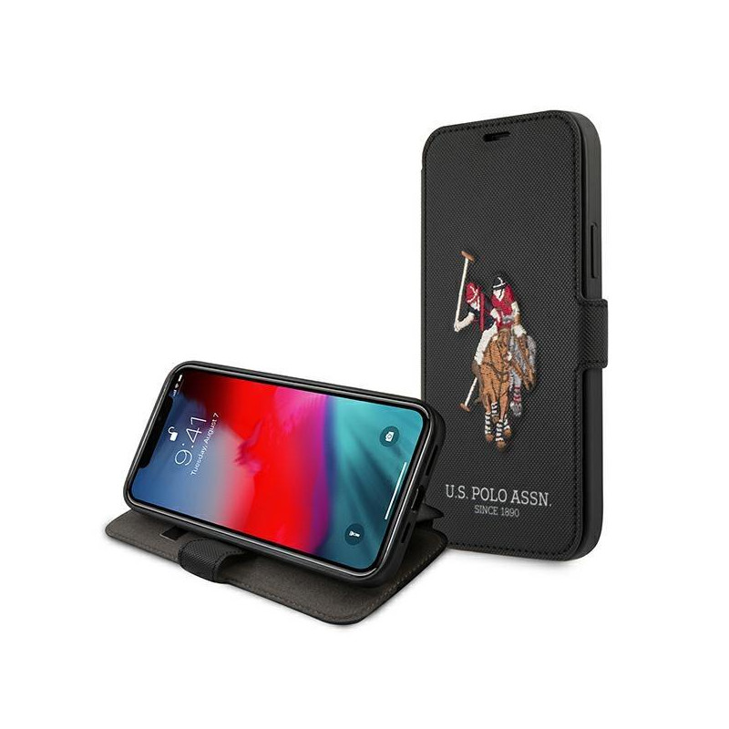 JAV Polo Assn byla Siuvinėjimo kolekcija iPhone 12 mini - juoda