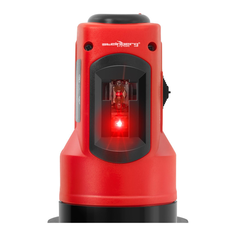 Statybinis kryžminis lazeris - 10m lazerinis nivelyras + lagaminas