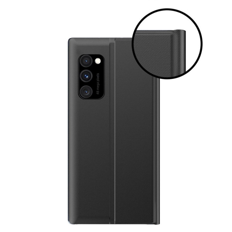 Naujas Sleep Case dangtelis su atvartu ir stovo funkcija Xiaomi Poco M3 / Xiaomi Redmi 9T juodas