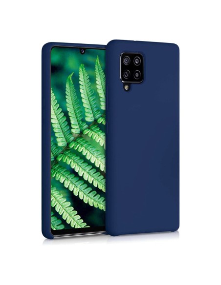 Silicone Case lankstus silikoninis dėklo dangtelis, skirtas Samsung Galaxy A42 5G mėlynas Silicone Case lankstus silikoninis dėklo dangtelis, skirtas Samsung Galaxy A42 5G mėlynas