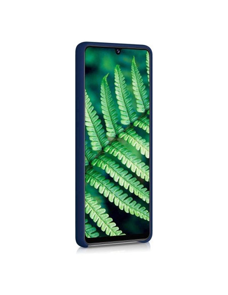 Silicone Case lankstus silikoninis dėklo dangtelis, skirtas Samsung Galaxy A42 5G mėlynas Silicone Case lankstus silikoninis dėklo dangtelis, skirtas Samsung Galaxy A42 5G mėlynas